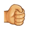 Right-Facing Fist emoji on Samsung